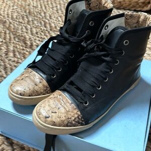 Lanvin leather sneakers 38